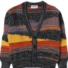 cardigan a trama rasata