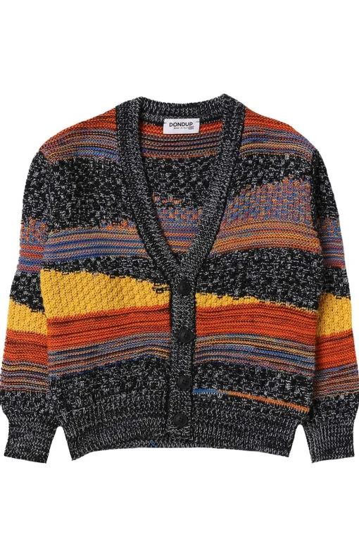 cardigan a trama rasata