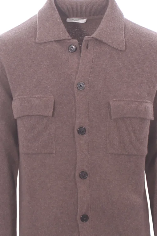 cardigan collo camicia
