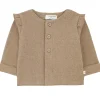 Cardigan con rouches