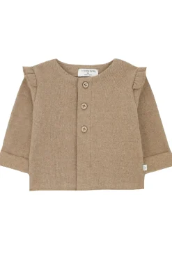 Cardigan con rouches