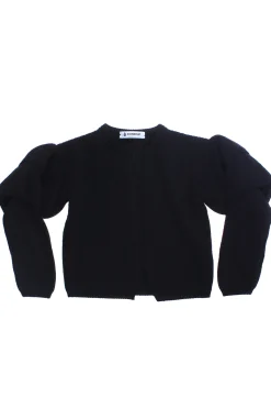 Cardigan con trama a coste