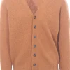 cardigan in lana effetto shetland