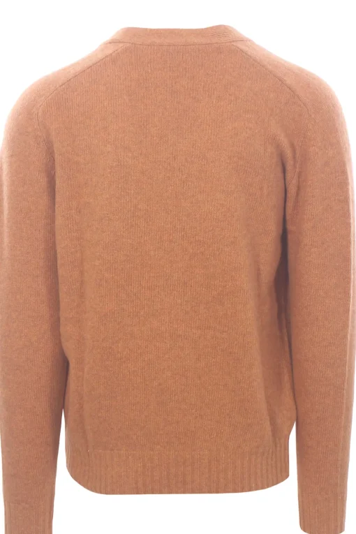 cardigan in lana effetto shetland