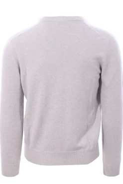 cardigan in lana, seta e cashmere