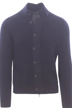 cardigan zip e bottoni
