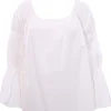 Casacca in cotone effetto goffrato