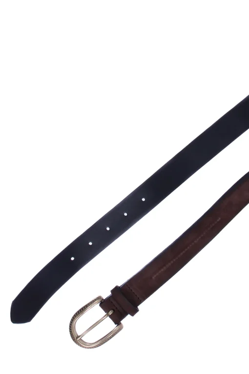 Cintura in pelle nabuk