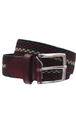 Cintura intreccio elastico rigato
