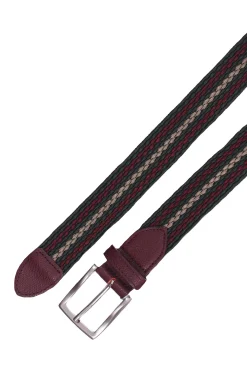 Cintura intreccio elastico rigato