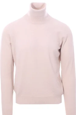 collo alto in lana e cashmere