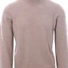 collo alto in lana e cashmere