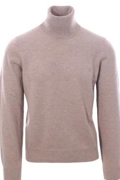 collo alto in lana e cashmere