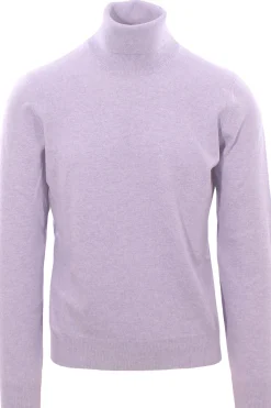 collo alto in lana e cashmere