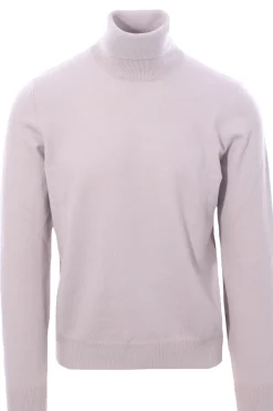 collo alto in lana e cashmere