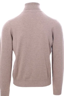 collo alto in lana e cashmere