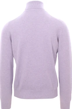collo alto in lana e cashmere