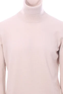 collo alto in lana e cashmere