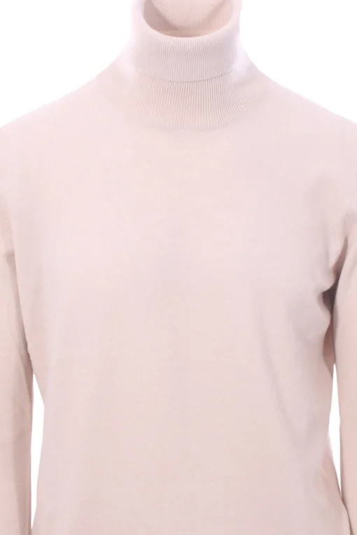 collo alto in lana e cashmere