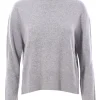 Collo alto platinum con paillettes