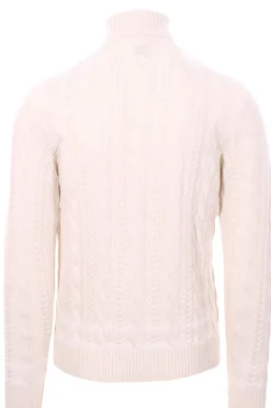 collo alto treccia bicolor ton sur ton