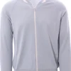 felpa full zip college in cotone