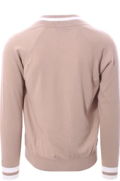 felpa full zip college in cotone
