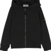 felpa full zip con cappuccio