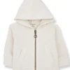 Felpa full zip con cappuccio