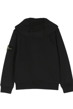 felpa full zip con cappuccio