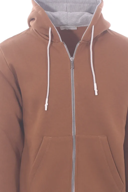felpa marsupio full zip