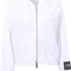 Felpa zip con cappuccio