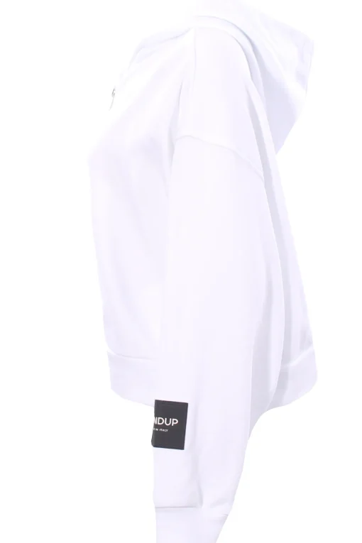 Felpa zip con cappuccio