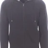 full zip cappuccio doppiato