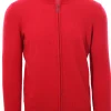 Full zip in lana e cashmere