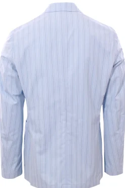 giacca camicia in cotone a righe