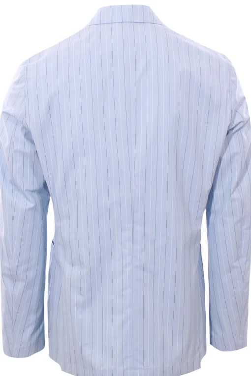 giacca camicia in cotone a righe