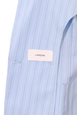 giacca camicia in cotone a righe