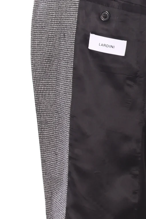 giacca camicia in lana e cashmere pied de poule