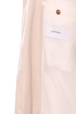 giacca camicia over in misto lino