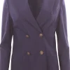 Giacca doppiopetto in lana e cashmere