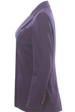 Giacca doppiopetto in lana e cashmere
