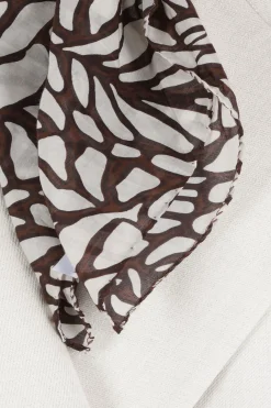 Giacca doppiopetto in twill sparkling di cotone e viscosa