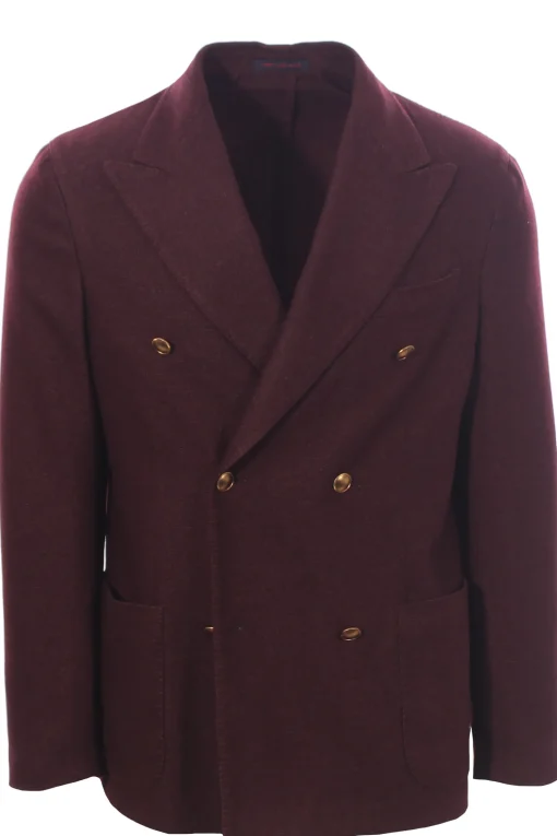 giacca in cashmere lavato