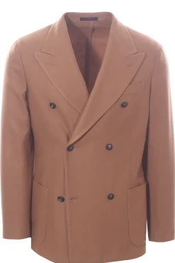 giacca in cashmere lavato