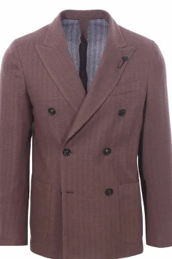 giacca liknit in jersey di cotone