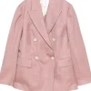 giacca lunga in lana seta e lino softime loropiana