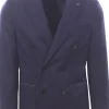 giacca sartoriale in lana spinata pettinata