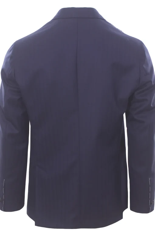 giacca sartoriale in lana spinata pettinata