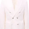 giacca soft in lino e cotone